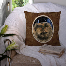 Load image into Gallery viewer, Starry Night Cat - Persian Throw Pillow - 14x14 Decorative Pillow – Art for Your Home &amp; Patio SS8408PW1414