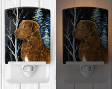 Load image into Gallery viewer, Starry Night Chesapeake Bay Retriever Ceramic Night Light SS8411CNL