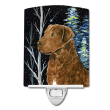 Load image into Gallery viewer, Starry Night Chesapeake Bay Retriever Ceramic Night Light SS8411CNL