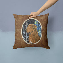 Load image into Gallery viewer, Starry Night Chesapeake Bay Retriever Throw Pillow - 14x14 Decorative Pillow – Art for Your Home &amp; Patio