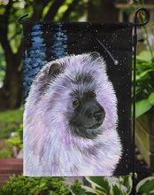 Load image into Gallery viewer, Starry Night Keeshond Garden Flag - Outdoor Decorative Yard Flag