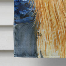 Load image into Gallery viewer, Starry Night Yorkie Flag Canvas House Size
