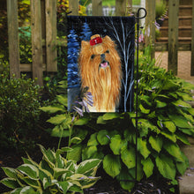 Load image into Gallery viewer, Starry Night Yorkie Garden Flag - Outdoor Decorative Yard Flag