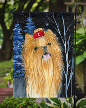 Load image into Gallery viewer, Starry Night Yorkie Garden Flag - Outdoor Decorative Yard Flag
