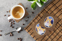 Load image into Gallery viewer, Corgi Coasters - Set of 4 Lightweight Foam, Absorbent Drink Coasters