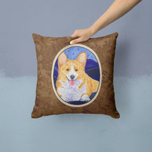Load image into Gallery viewer, Corgi Throw Pillow - 14x14 Decorative Pillow – Art for Your Home &amp; Patio