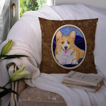 Load image into Gallery viewer, Corgi Throw Pillow - 14x14 Decorative Pillow – Art for Your Home &amp; Patio