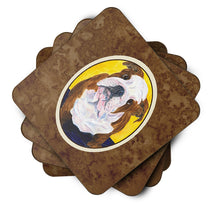 Load image into Gallery viewer, English Bulldog Coasters - Set of 4 Lightweight Foam, Absorbent Drink Coasters