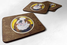 Load image into Gallery viewer, English Bulldog Coasters - Set of 4 Lightweight Foam, Absorbent Drink Coasters