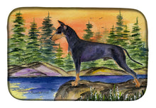Load image into Gallery viewer, Manchester Terrier Dish Drying Mat – Absorbent, Artistic Kitchen Essentials SS8419DDM