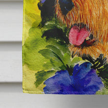 Load image into Gallery viewer, Norwich Terrier Flag Canvas House Size