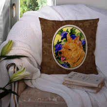 Load image into Gallery viewer, Norwich Terrier Throw Pillow - 14x14 Decorative Pillow – Art for Your Home &amp; Patio