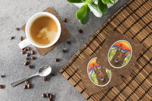 Load image into Gallery viewer, Australian Kelpie Coasters - Set of 4 Lightweight Foam, Absorbent Drink Coasters