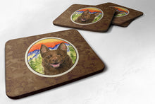 Load image into Gallery viewer, Australian Kelpie Coasters - Set of 4 Lightweight Foam, Absorbent Drink Coasters