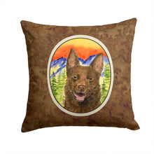 Load image into Gallery viewer, Australian Kelpie Throw Pillow - 14x14 Decorative Pillow – Art for Your Home &amp; Patio