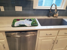 Load image into Gallery viewer, Keeshond Dish Drying Mat – Absorbent, Artistic Kitchen Essentials SS8424DDM