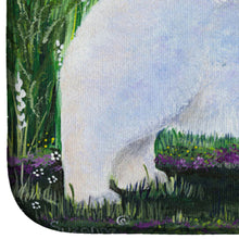Load image into Gallery viewer, Keeshond Dish Drying Mat – Absorbent, Artistic Kitchen Essentials SS8424DDM