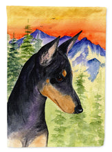 Load image into Gallery viewer, Manchester Terrier Flag Canvas House Size