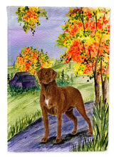 Load image into Gallery viewer, Chesapeake Bay Retriever Flag Canvas House Size