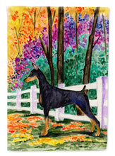 Load image into Gallery viewer, Doberman Flag Canvas House Size
