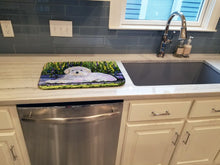 Load image into Gallery viewer, Coton de Tulear Dish Drying Mat – Absorbent, Artistic Kitchen Essentials SS8430DDM