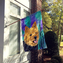 Load image into Gallery viewer, Norwich Terrier Flag Canvas House Size