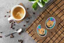 Load image into Gallery viewer, Norwich Terrier Coasters - Set of 4 Lightweight Foam, Absorbent Drink Coasters