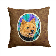 Load image into Gallery viewer, Norwich Terrier Throw Pillow - 14x14 Decorative Pillow – Art for Your Home &amp; Patio