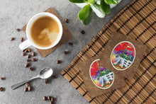 Load image into Gallery viewer, Keeshond Coasters - Set of 4 Lightweight Foam, Absorbent Drink Coasters
