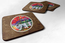 Load image into Gallery viewer, Keeshond Coasters - Set of 4 Lightweight Foam, Absorbent Drink Coasters