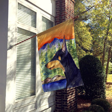 Load image into Gallery viewer, Manchester Terrier Flag Canvas House Size