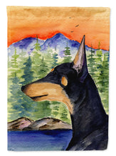 Load image into Gallery viewer, Manchester Terrier Flag Canvas House Size