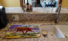 Load image into Gallery viewer, Chesapeake Bay Retriever Dish Drying Mat – Absorbent, Artistic Kitchen Essentials SS8435DDM