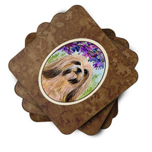 Load image into Gallery viewer, Lhasa Apso Coasters - Set of 4 Lightweight Foam, Absorbent Drink Coasters