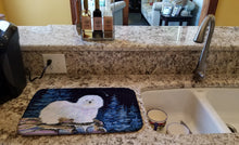 Load image into Gallery viewer, Starry Night Coton de Tulear Dish Drying Mat – Absorbent, Artistic Kitchen Essentials SS8437DDM