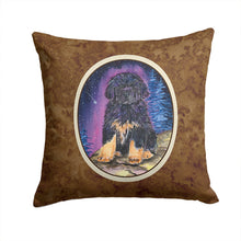 Load image into Gallery viewer, Starry Night Tibetan Mastiff Throw Pillow - 14x14 Decorative Pillow – Art for Your Home &amp; Patio
