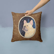 Load image into Gallery viewer, Starry Night French Bulldog Throw Pillow - 14x14 Decorative Pillow – Art for Your Home &amp; Patio