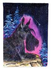 Load image into Gallery viewer, Starry Night Scottish Terrier Garden Flag - Outdoor Decorative Yard Flag