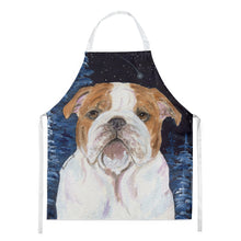 Load image into Gallery viewer, Starry Night English Bulldog Apron – Artist-Designed Kitchen, BBQ &amp; Craft Apron