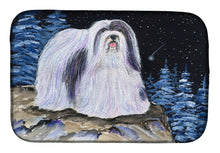 Load image into Gallery viewer, Starry Night Havanese Dish Drying Mat – Absorbent, Artistic Kitchen Essentials SS8450DDM