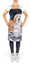 Load image into Gallery viewer, Starry Night Bearded Collie Apron – Artist-Designed Kitchen, BBQ &amp; Craft Apron