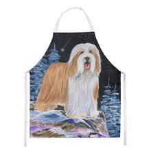 Load image into Gallery viewer, Starry Night Bearded Collie Apron – Artist-Designed Kitchen, BBQ &amp; Craft Apron