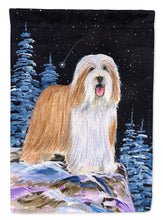 Load image into Gallery viewer, Starry Night Bearded Collie Flag Canvas House Size