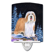Load image into Gallery viewer, Starry Night Bearded Collie Ceramic Night Light SS8451CNL