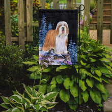Load image into Gallery viewer, Starry Night Bearded Collie Garden Flag - Outdoor Decorative Yard Flag