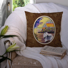 Load image into Gallery viewer, Keeshond Throw Pillow - 14x14 Decorative Pillow – Art for Your Home &amp; Patio
