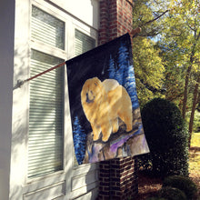 Load image into Gallery viewer, Starry Night Chow Chow Flag Canvas House Size