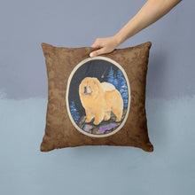 Load image into Gallery viewer, Starry Night Chow Chow Throw Pillow - 14x14 Decorative Pillow – Art for Your Home &amp; Patio