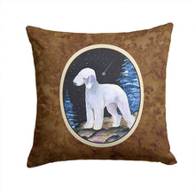 Load image into Gallery viewer, Starry Night Bedlington Terrier Throw Pillow - 14x14 Decorative Pillow – Art for Your Home &amp; Patio