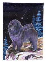 Load image into Gallery viewer, Starry Night Chow Chow Flag Canvas House Size
